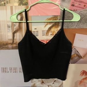 brandy melville nicolette lace tank